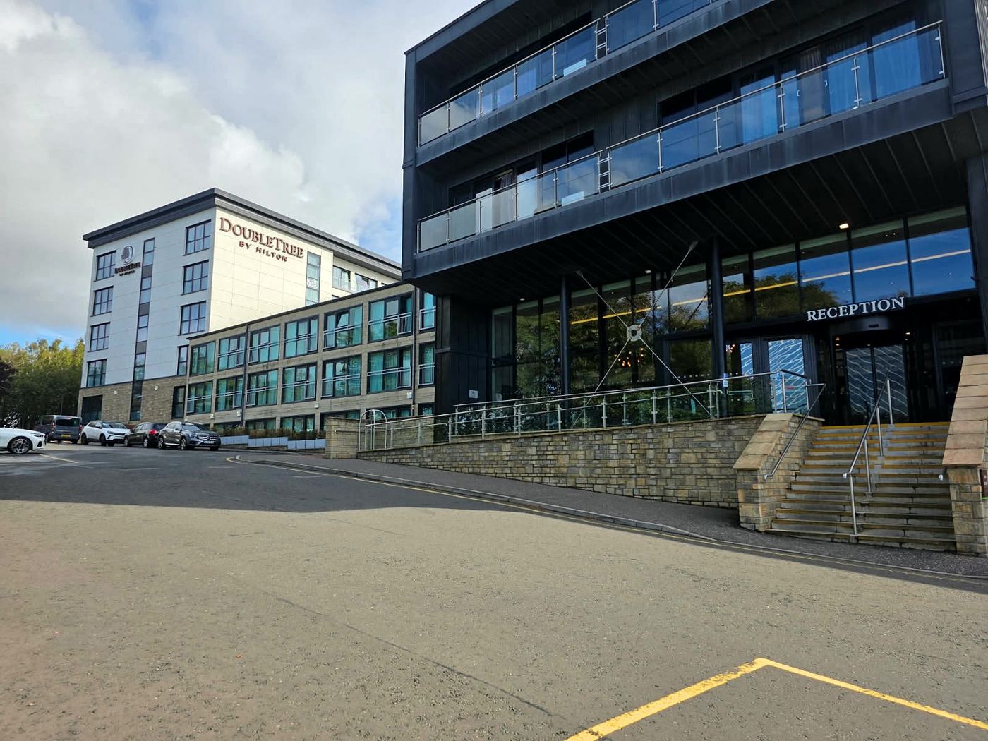 DoubleTree by Hilton hotel and reception glazing
